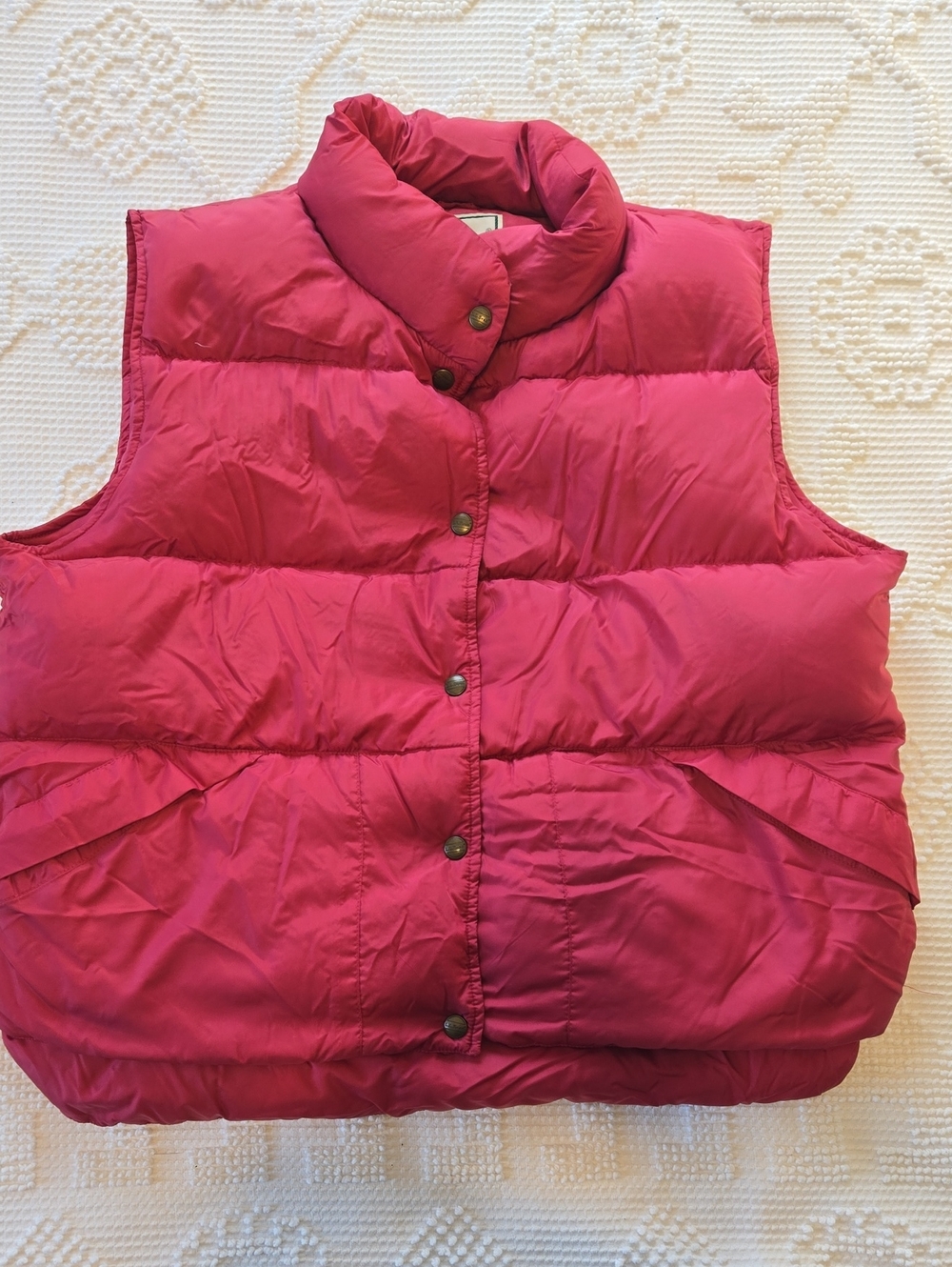 Vintage L.L. Bean Down Puffer Vest Womans Size Large